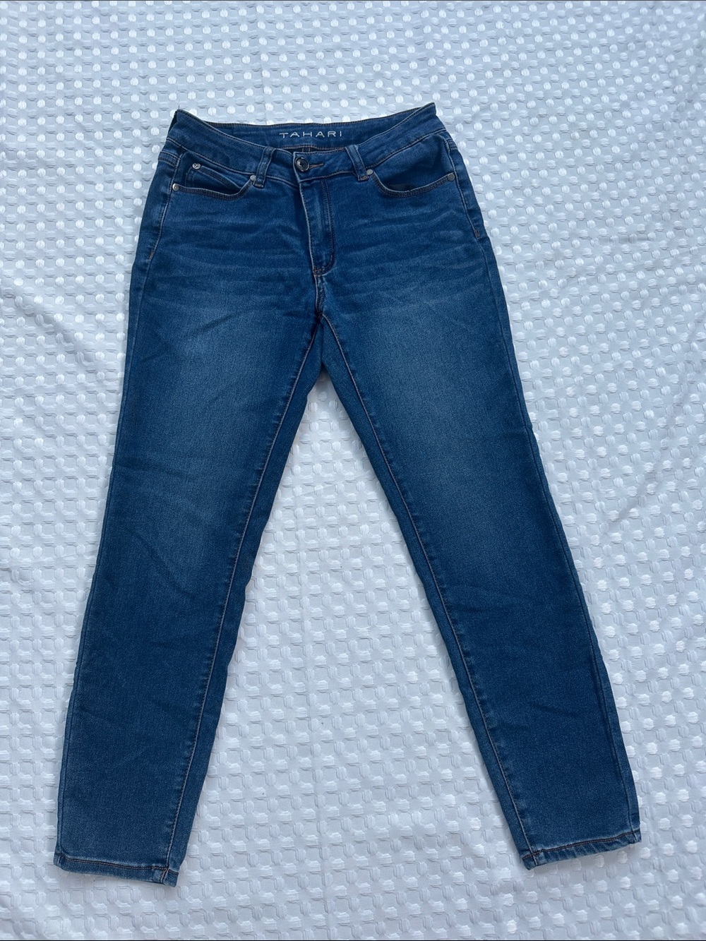 Tahari Straight Leg Navy Jegging size 26/4